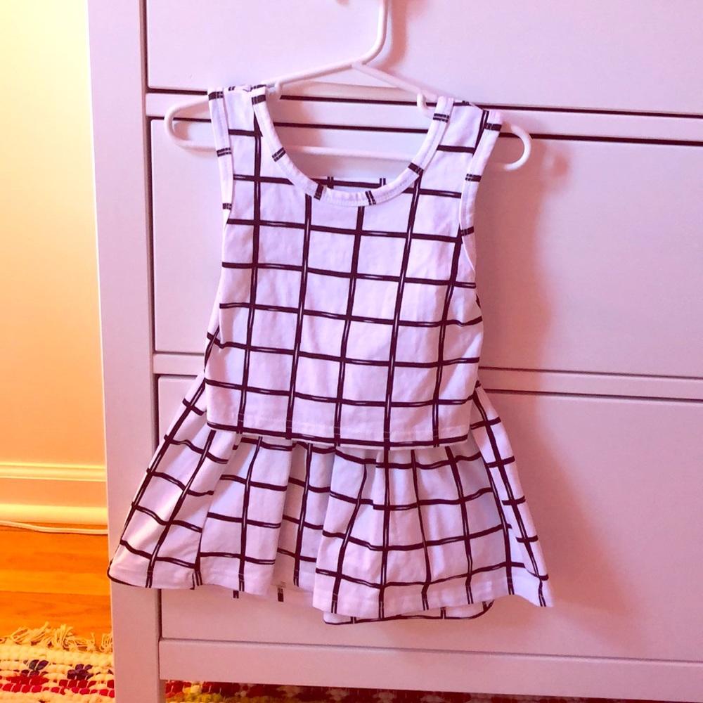Wind and Thistle skirt and top set with cut out